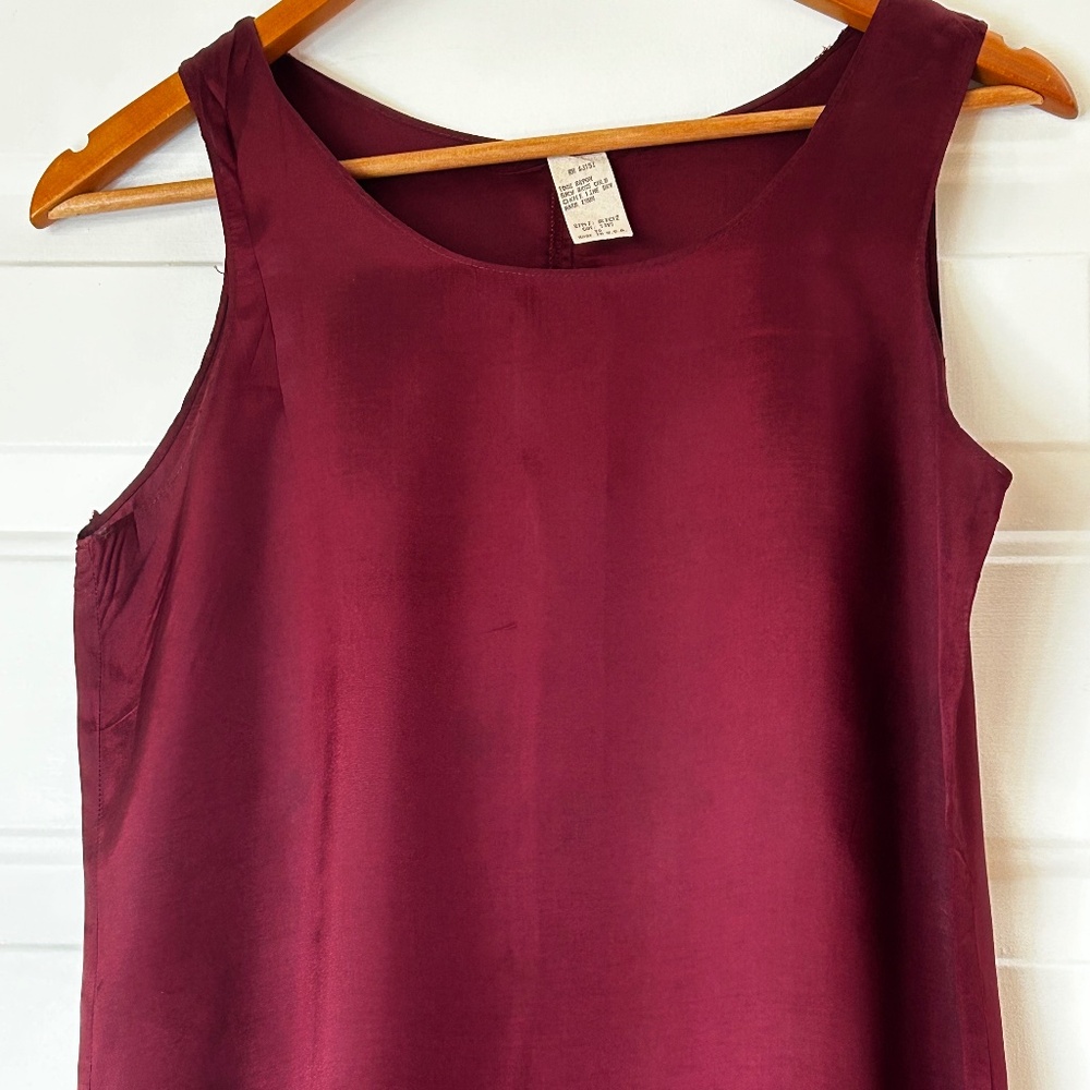 Wine Rayon Dress *Size 16
